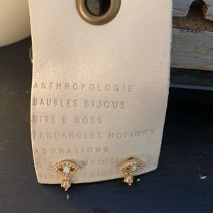 Anthropologie Evil Eye post earrings *DISCONTINUED STYLE*